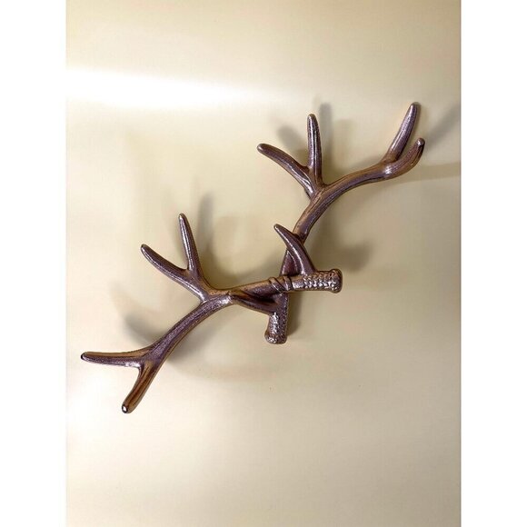 Vintage Other - Rose Gold Vintage Antler Wall Hanging